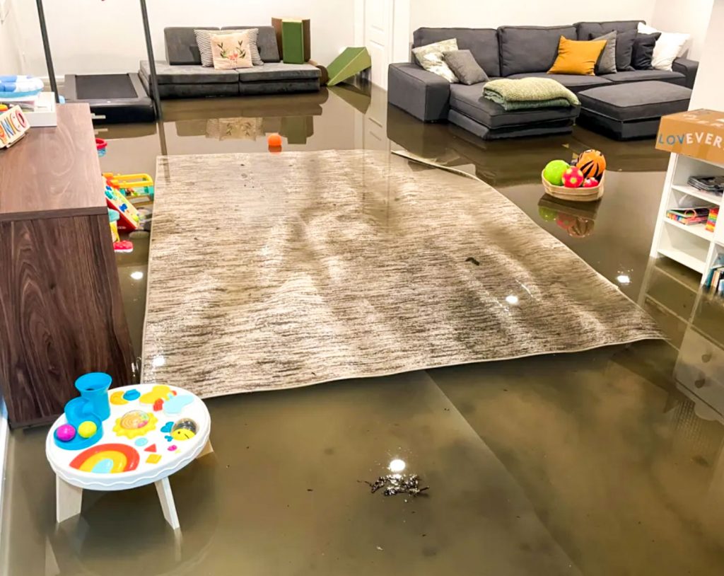 Flood Basement Damage - Palatine and Hoffman Estate